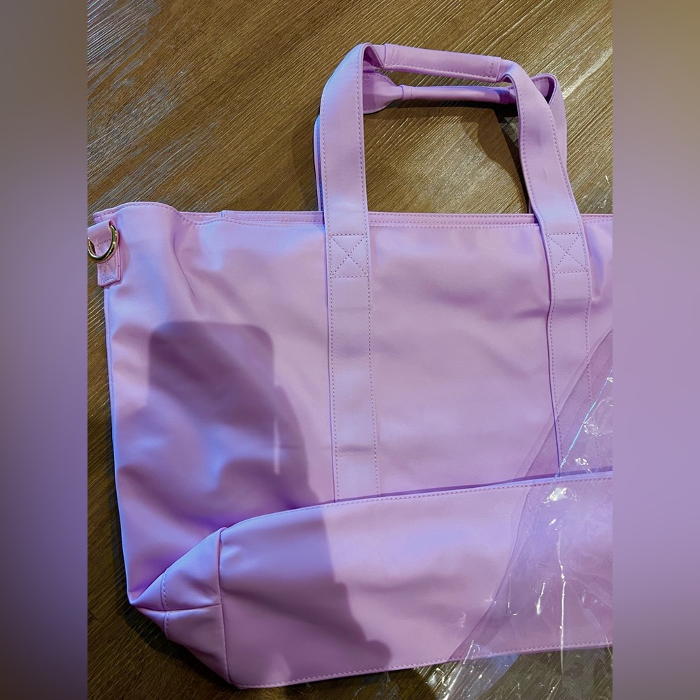 Stoney Clover Lane Grape Large Tote Bag, NWT in plastic! - Picture 5 of 5